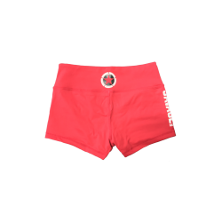 SHORT FEMME RED SAVAGE BARBELL